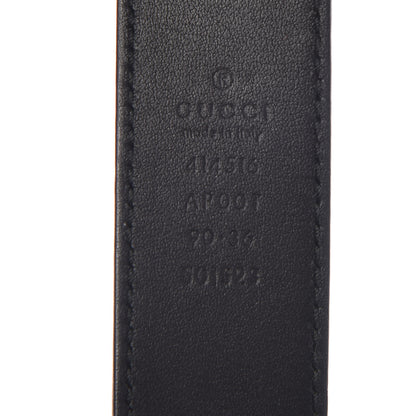 Gucci Calfskin Double G 30mm Belt 90 36 Black 6 of 13