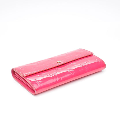 Louis Vuitton Vernis Sarah Wallet Rose Pop 4 of 11
