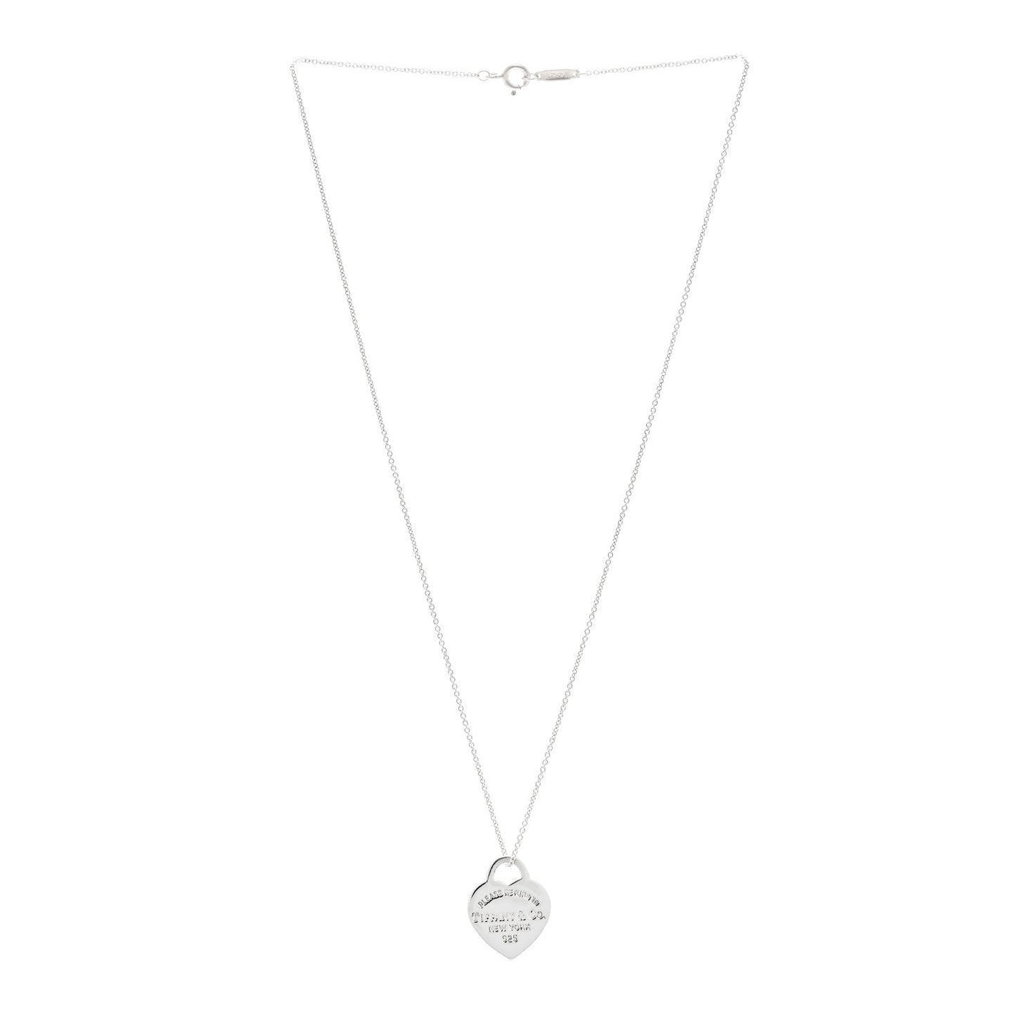 Sterling Silver Small Return To Tiffany Heart Pendant Necklace