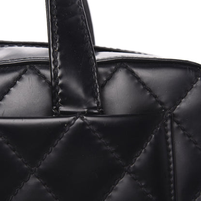Chanel Calfskin Stitch Surpique Bowler Black 12 of 16