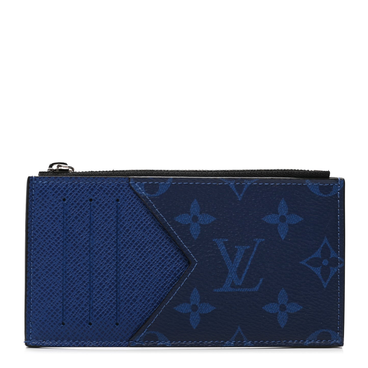Monogram Taiga Coin Card Holder Cobalt