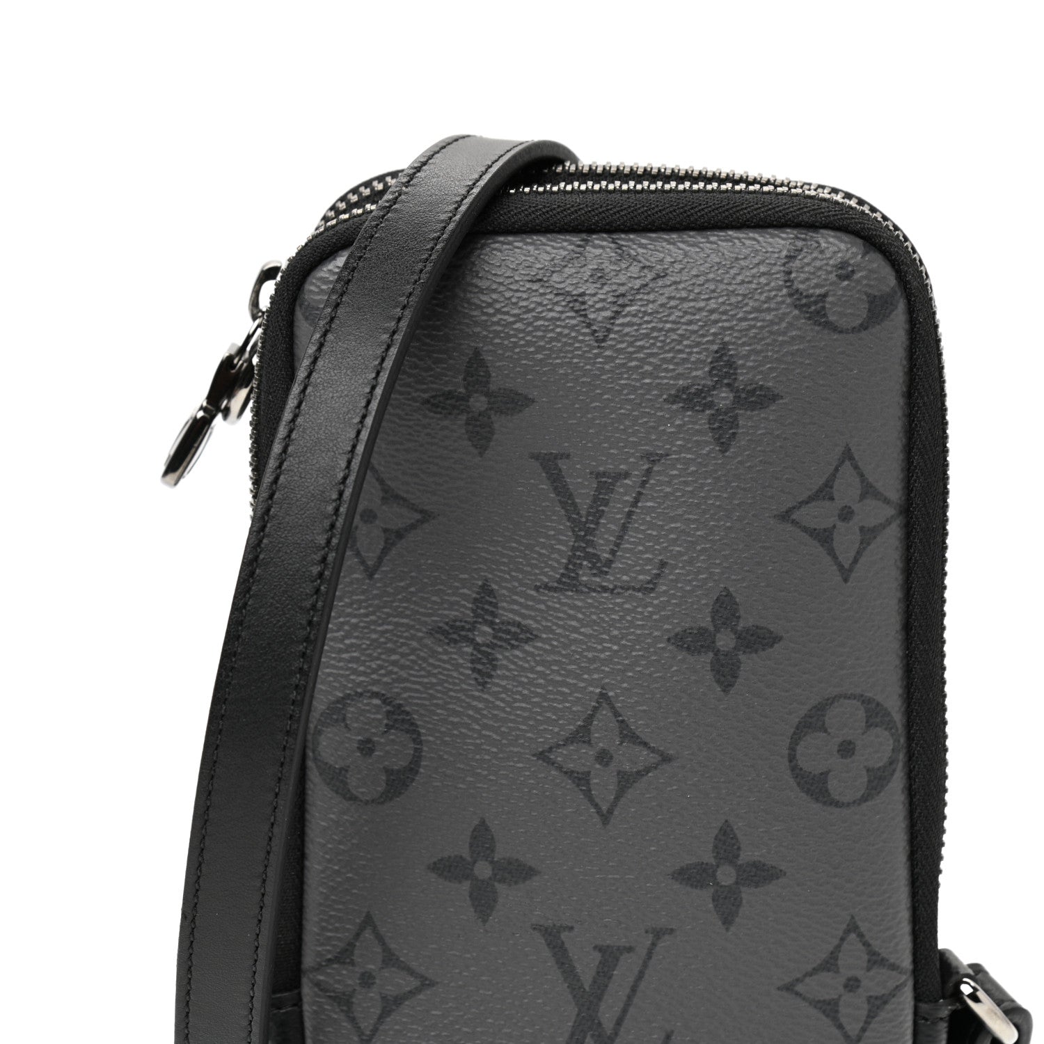 Louis Vuitton Monogram Eclipse Reverse Double Phone Pouch 8 of 10