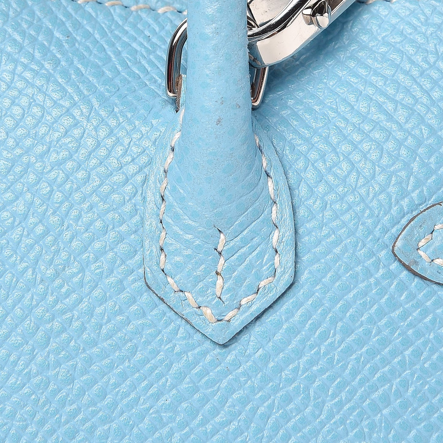 Epsom Micro Birkin 15 Celeste