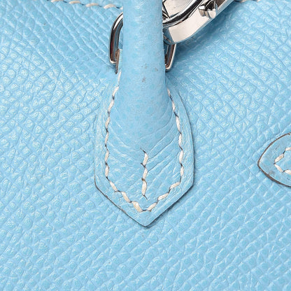 Hermes Epsom Micro Birkin 15 Celeste 13 of 29