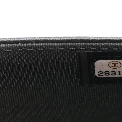 Chanel Caviar Quilted Boy Wallet On Chain WOC Black 7 of 10