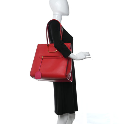 Alexander McQueen Calfskin The Tall Story Shoulder Bag Red 2 of 8