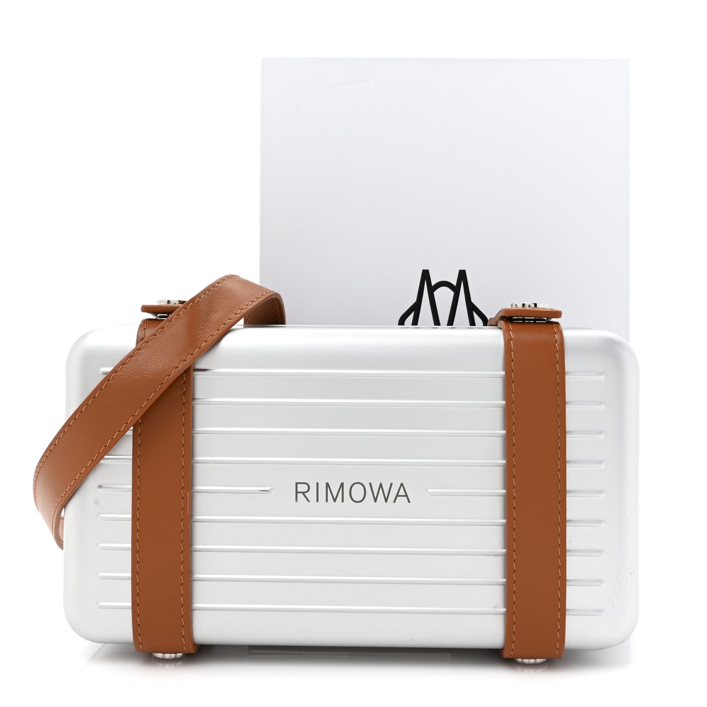 Aluminum Personal Cross-Body Bag Silver