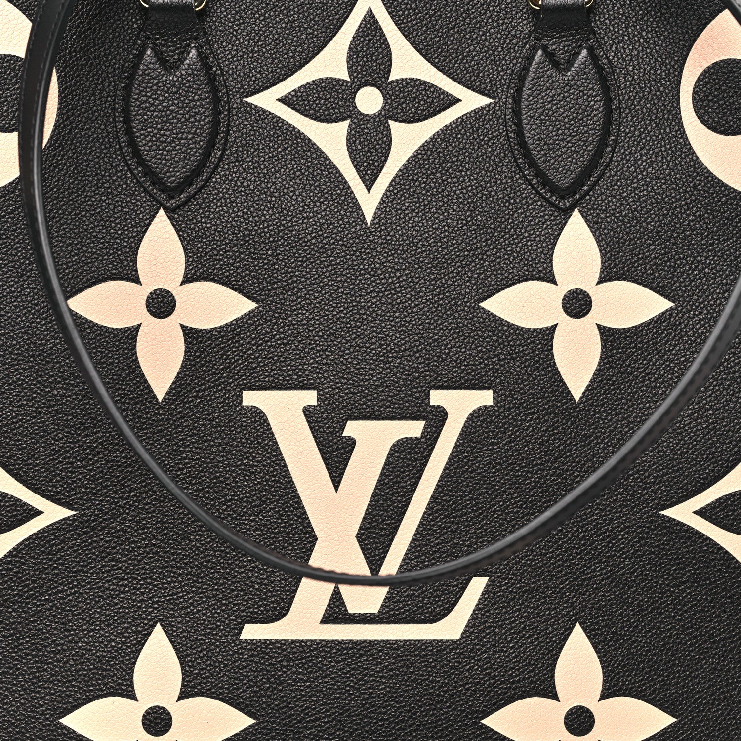 Louis Vuitton Empreinte Monogram Giant Onthego GM Black Beige 7 of 9