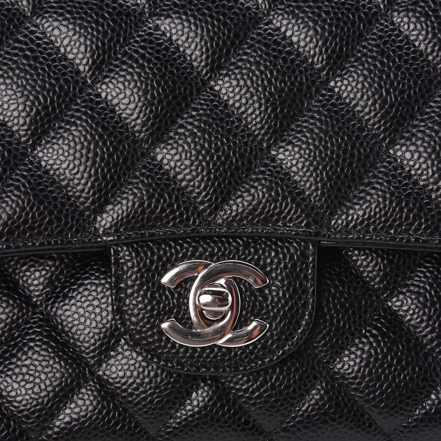Chanel Caviar Quilted Medium Double Flap Black 14 of 14