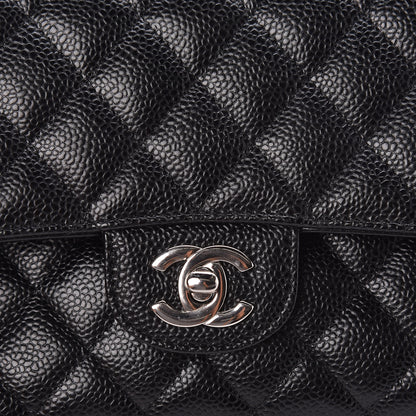 Chanel Caviar Quilted Medium Double Flap Black 14 of 14