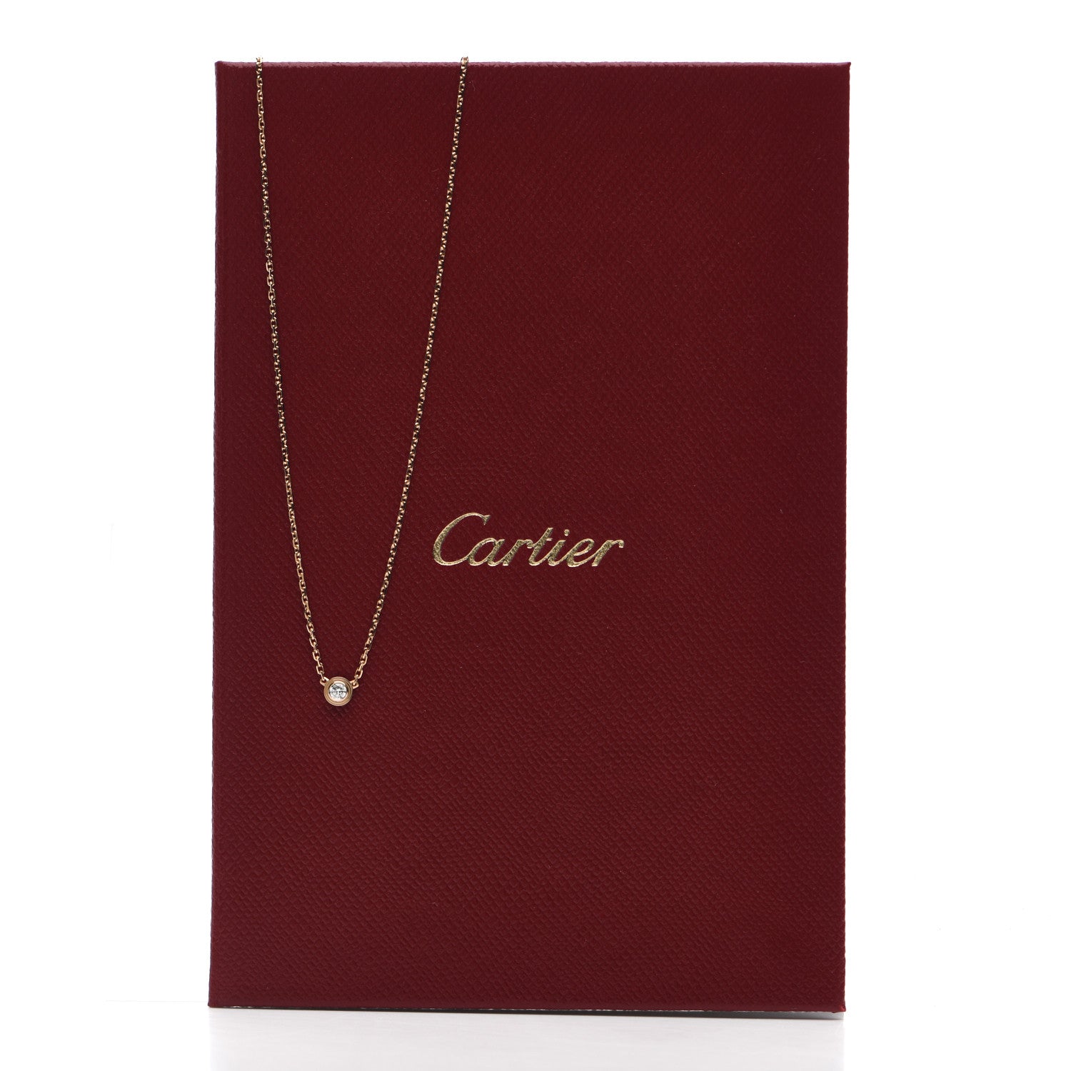 Cartier 18K Pink Gold Diamond XS D'Amour Pendant Necklace 6 of 6