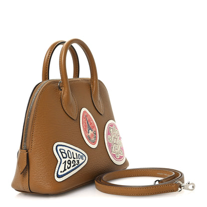 Hermes Chevre Mysore Pique Colle Mini 1923 Bolide Caramel Multicolor 3 of 12