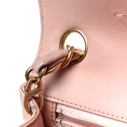 Chanel Lambskin Quilted Mini Square Flap Bag Light Pink 12 of 14