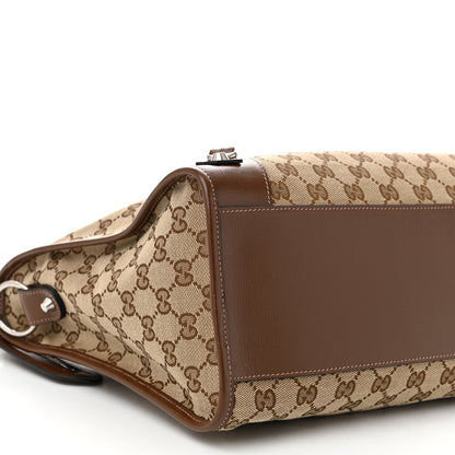 Balenciaga X GUCCI GG Monogram Azalea Calfskin Neo Classic Silver Hardware Medium City Beige Ebony Brown Sugar 10 of 11