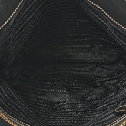 Prada Tessuto Nylon Soft Calf Small Tote Black 5 of 16