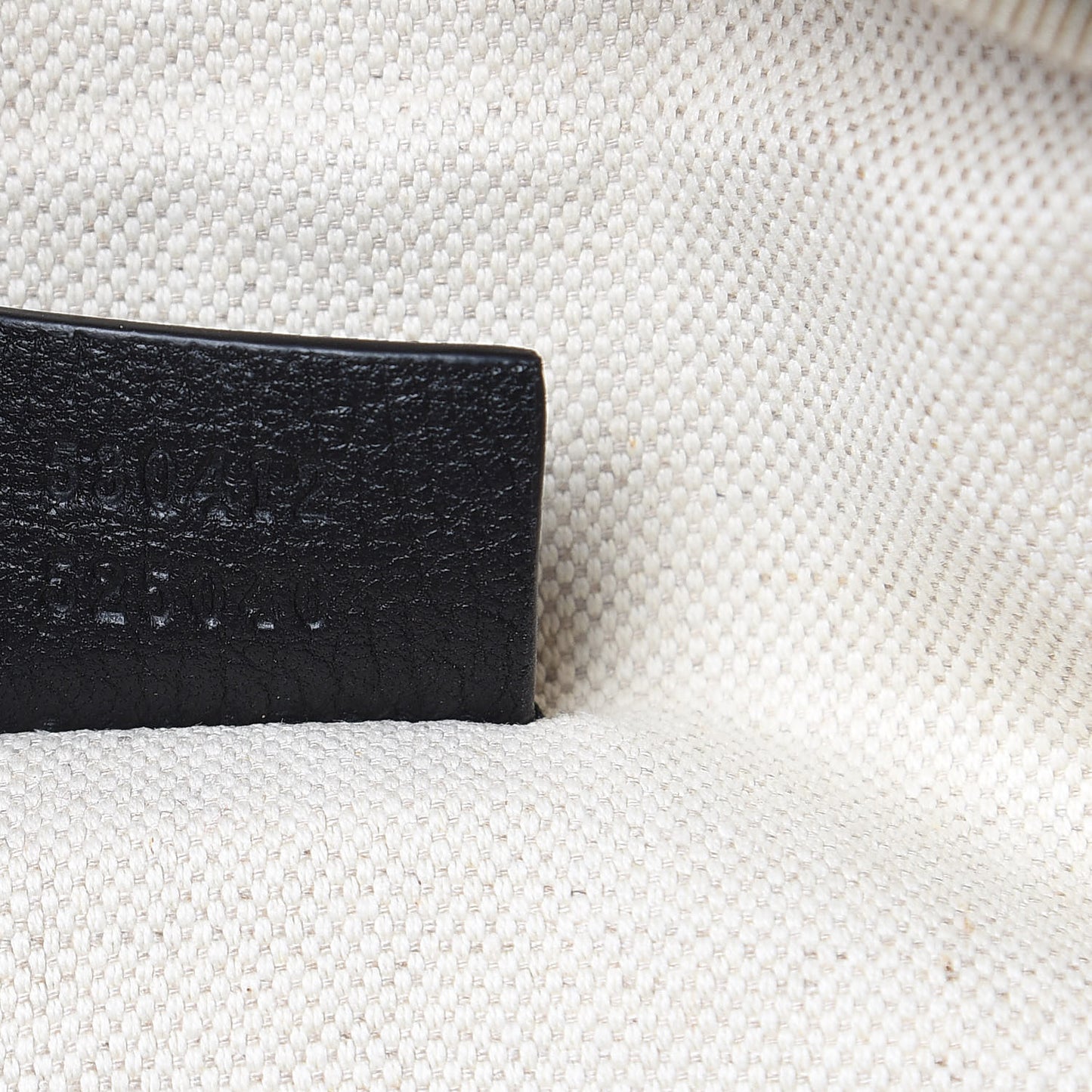 Grained Calfskin Logo Belt Bag Black