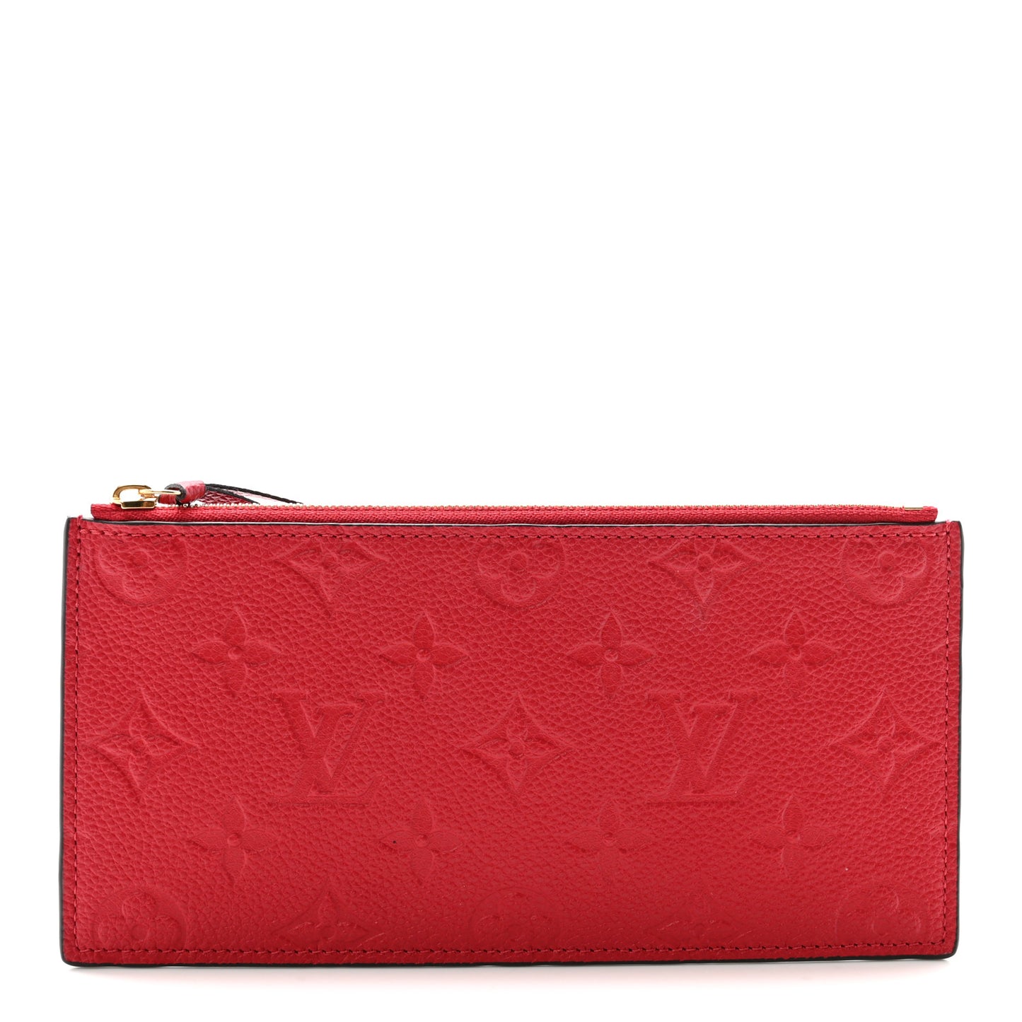 Empreinte Felicie Chain Wallet Zippered Insert Cherry