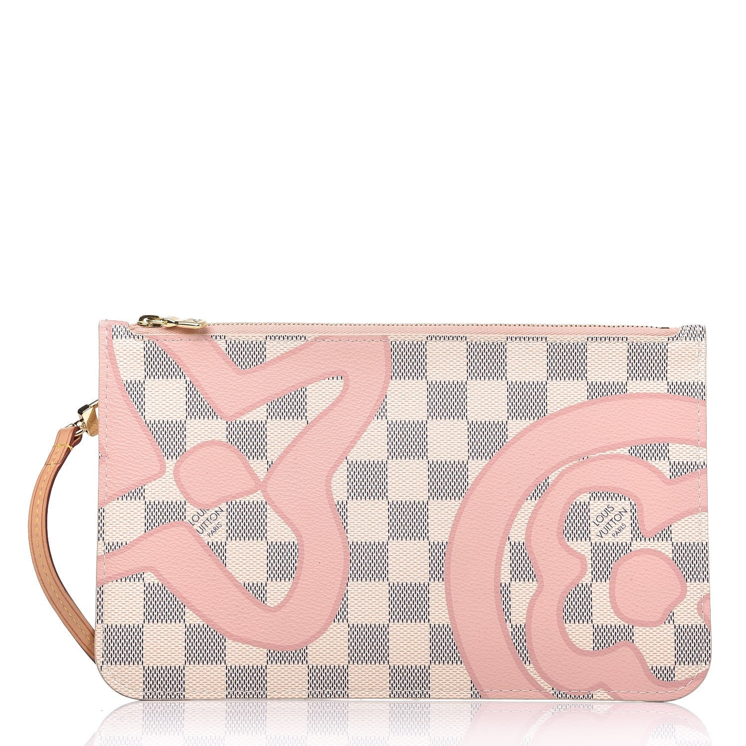 Louis Vuitton Damier Azur Tahitienne Neverfull MM GM Pochette 1 of 8