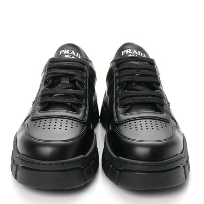 Prada Nappa Metal Triangle Logo Fly Blok Mens Sneakers 10.5 Black 2 of 8