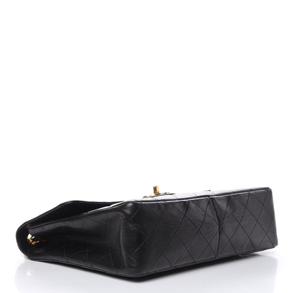 Chanel Lambskin Quilted Jumbo Single Flap Black 4 of 20