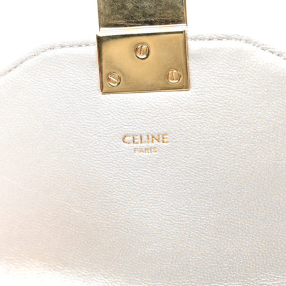 Celine Laminated Calfskin Quilted Medium C Bag Silver 6 of 9