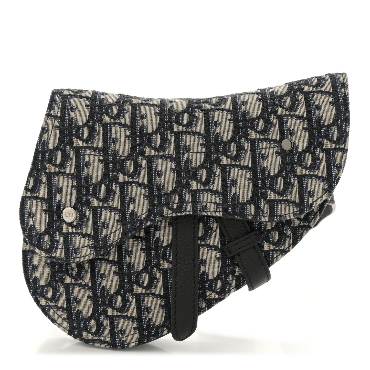 HOMME Oblique Saddle Belt Bag Blue