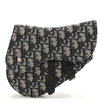 Christian Dior HOMME Oblique Saddle Belt Bag Blue 1 of 9