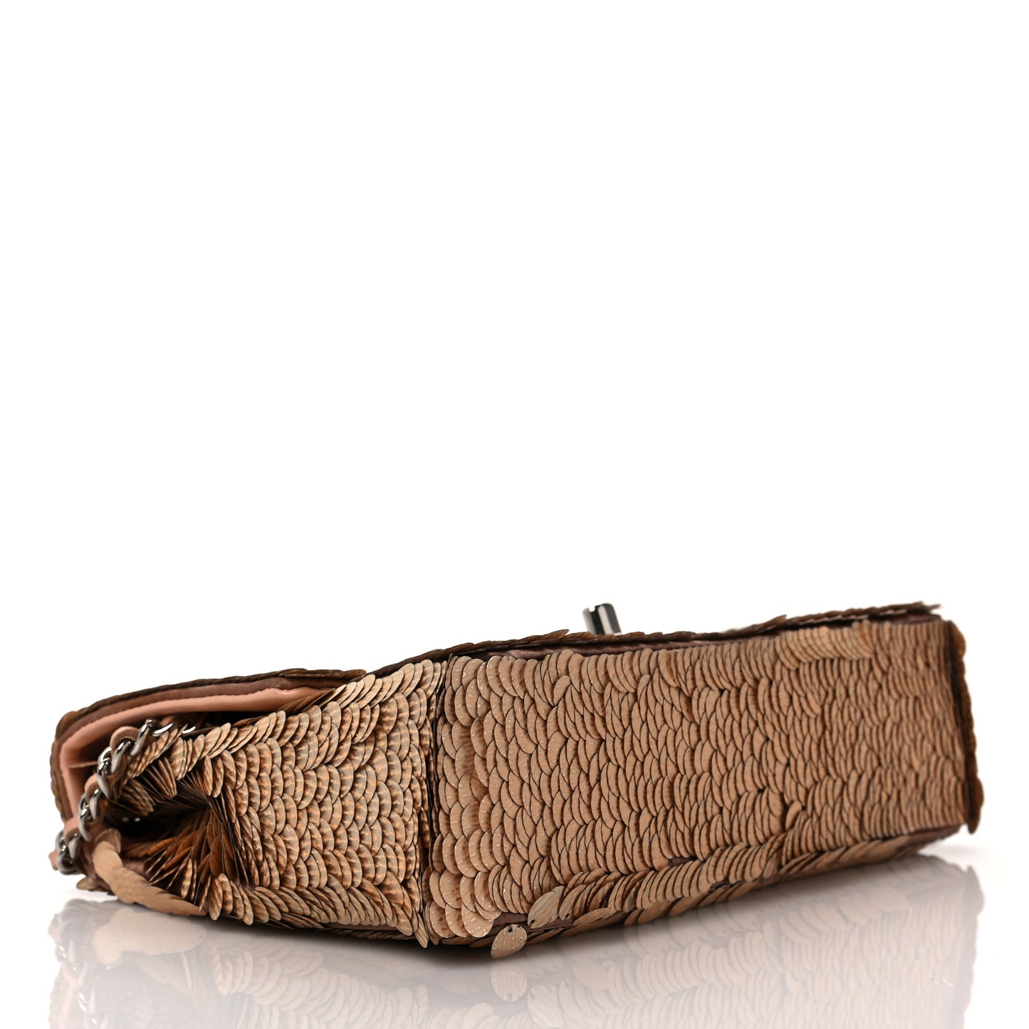 Sequin Mini Rectangular Flap Gold