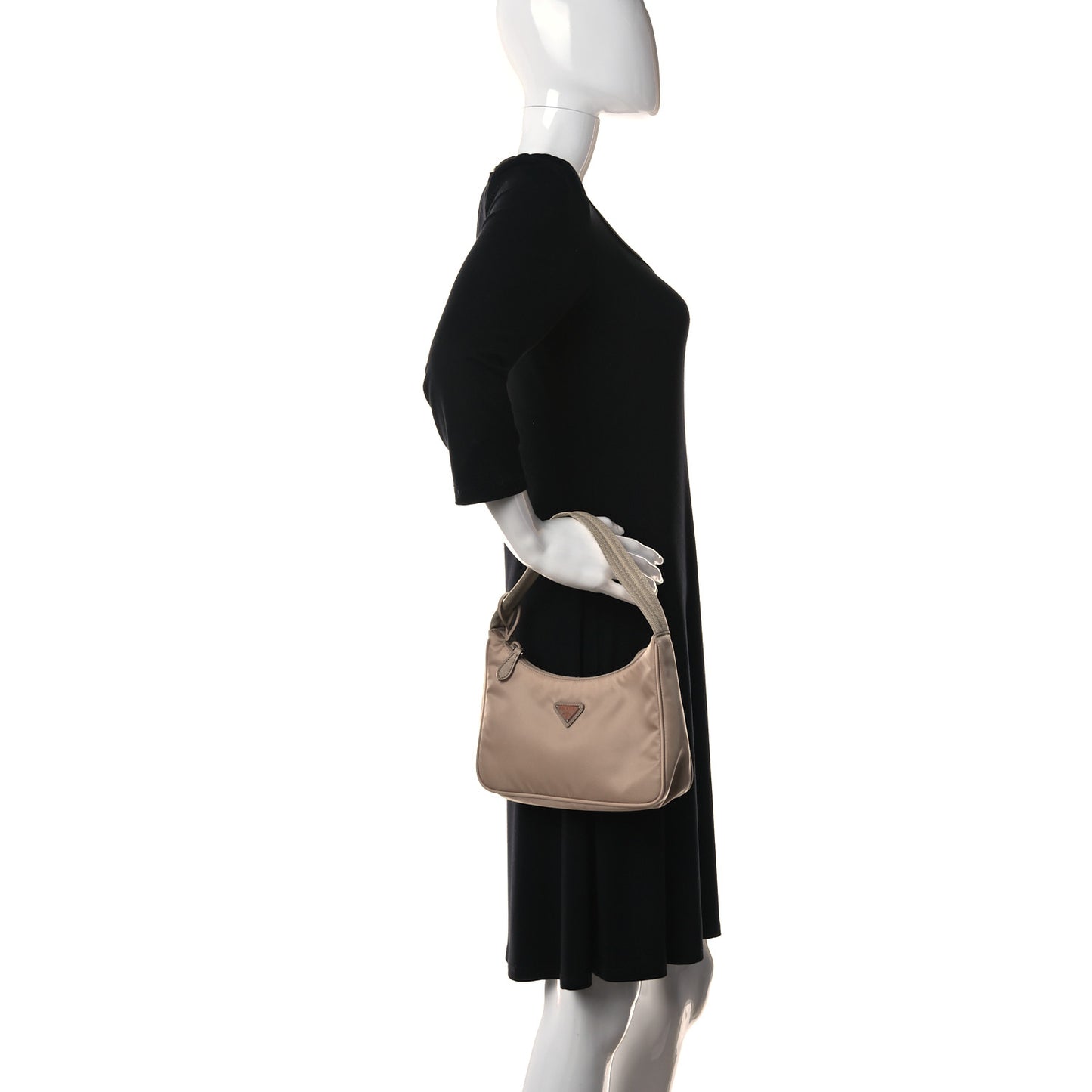 Tessuto Nylon Mini Re-Edition 2000 Bag Cammeo