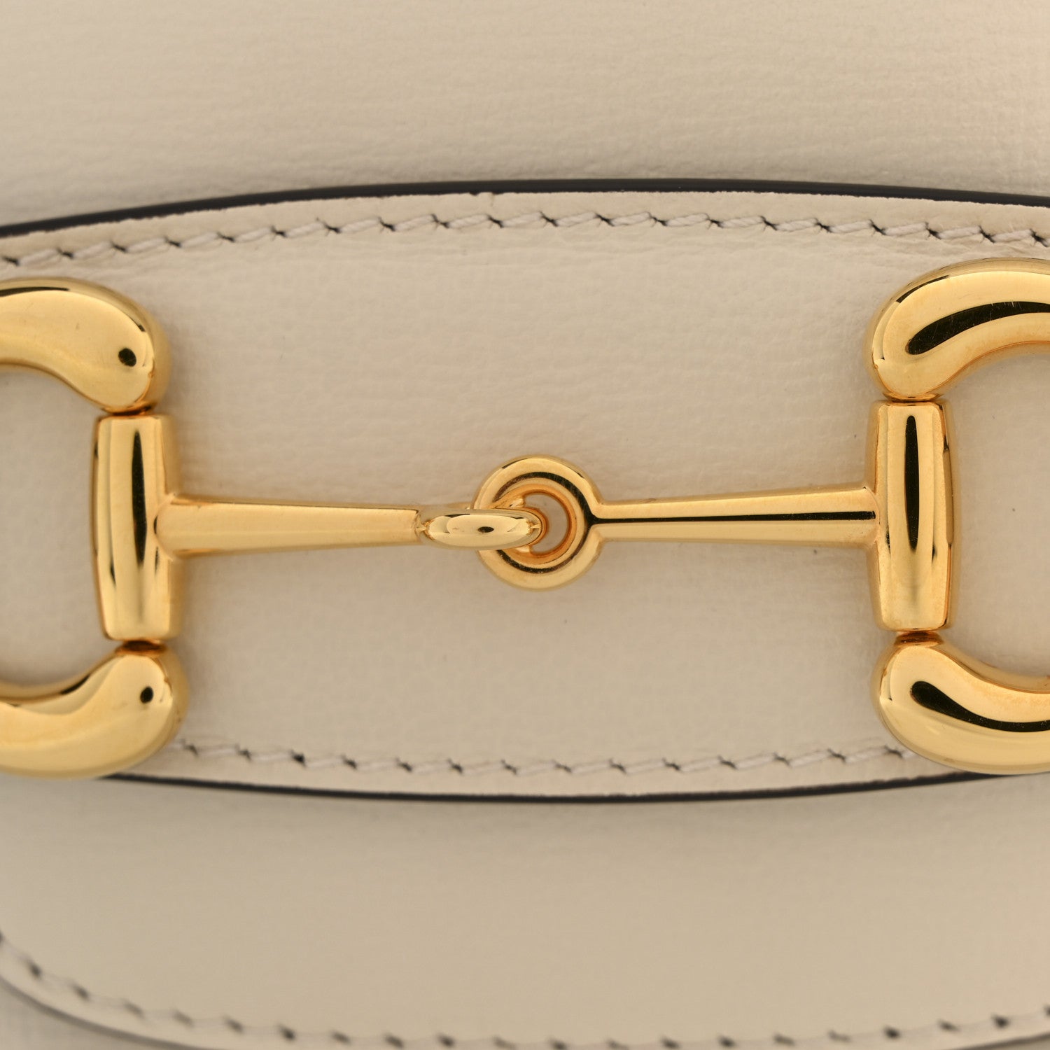 Gucci Azalea Calfskin Horsebit 1955 Shoulder Bag Mystic White 13 of 13