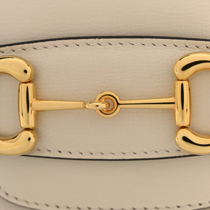 Gucci Azalea Calfskin Horsebit 1955 Shoulder Bag Mystic White 13 of 13
