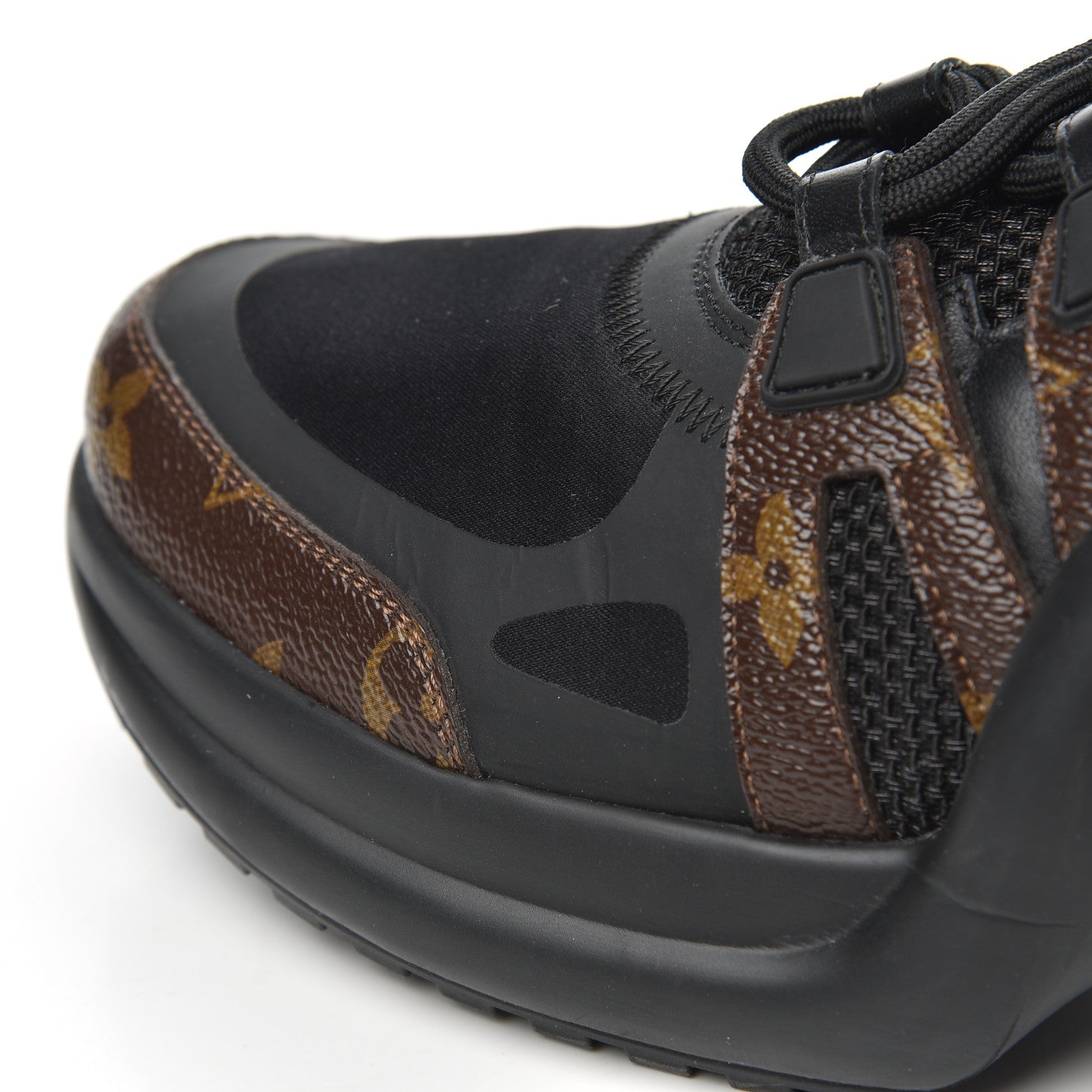 Louis Vuitton Calfskin Patent Monogram LV Archlight Sneakers 42 Black 14 of 20