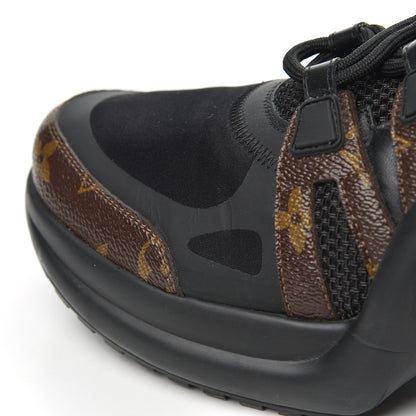 Louis Vuitton Calfskin Patent Monogram LV Archlight Sneakers 42 Black 14 of 20