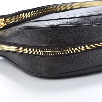 Tom Ford Pebbled Calfskin Large Jennifer Dark Brown 10 of 15