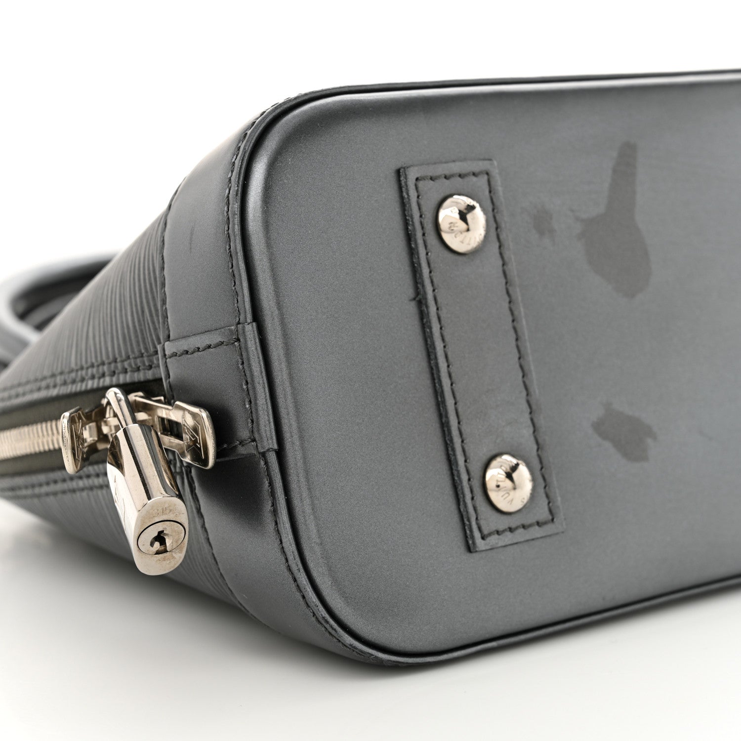 Louis Vuitton Epi Alma BB Anthracite Nacre 9 of 12