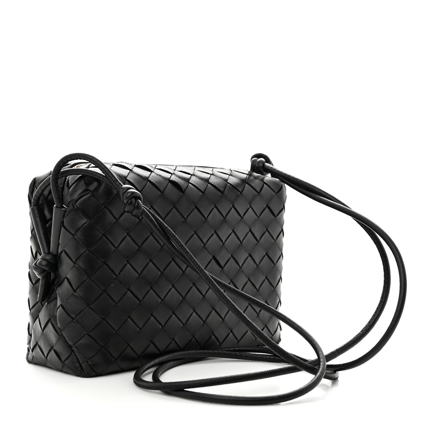 Bottega Veneta Nappa Intrecciato Medium Loop Camera Bag Black 3 of 10