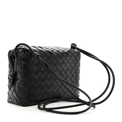 Bottega Veneta Nappa Intrecciato Medium Loop Camera Bag Black 3 of 10