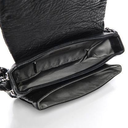 Chanel Distressed Lambskin Small Lady Braid Flap Black 5 of 7