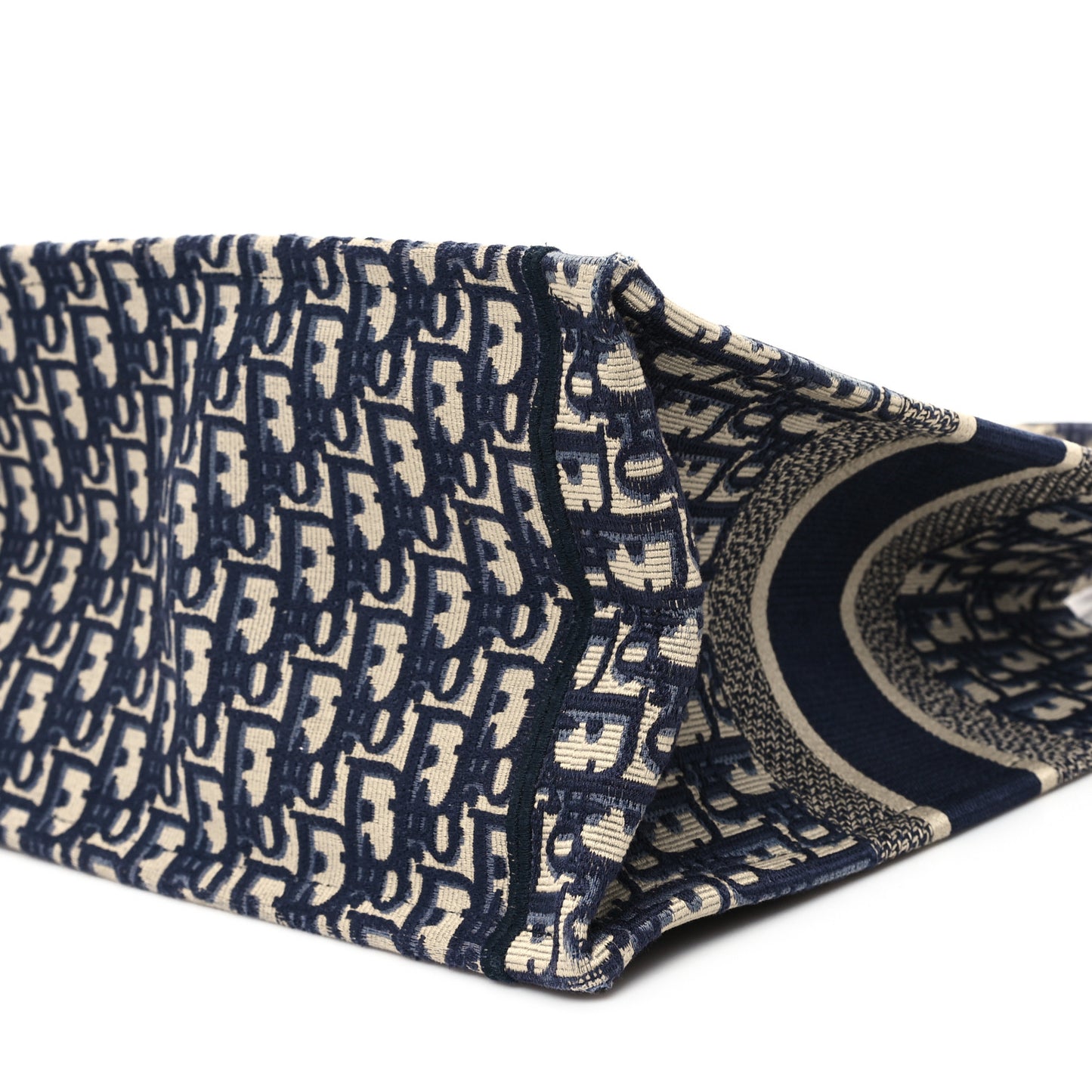 Oblique Medium Book Tote Blue Multicolor
