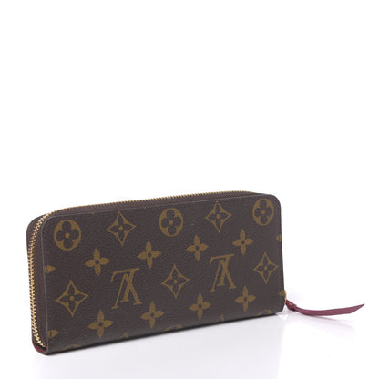 Louis Vuitton Monogram Clemence Wallet Fuchsia 3 of 10