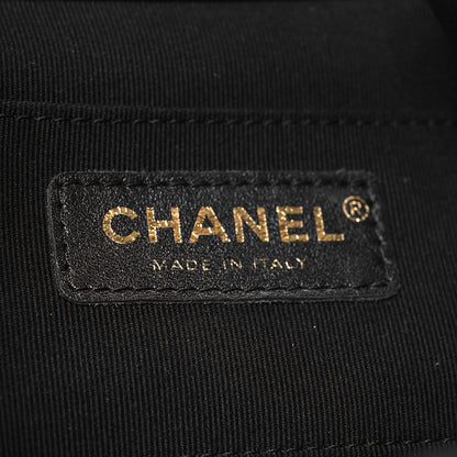 Chanel Lambskin Quilted Small Duma Drawstring Backpack Black 6 of 10