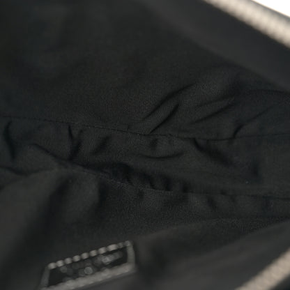 Christian Dior X SHAWN STUSSY Grained Calfskin Bee Saddle Bag Black 5 of 11