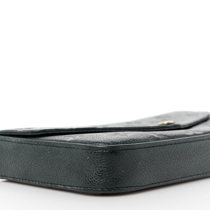 Louis Vuitton Empreinte Pochette Felicie Chain Wallet Black 14 of 18