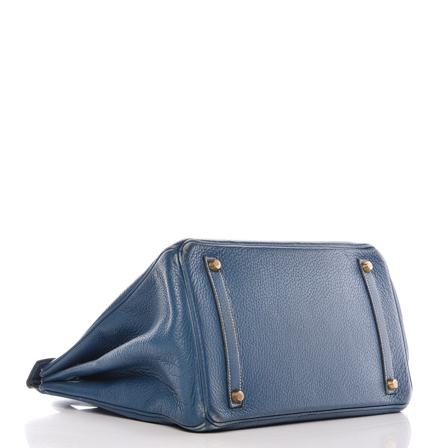 Taurillon Clemence Birkin 35 Bleu Thalassa