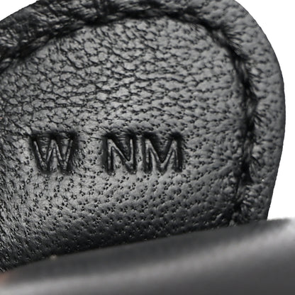 Hermes Milo Lambskin Grigri Rodeo Horse Bag Charm Black Etoupe 3 of 5