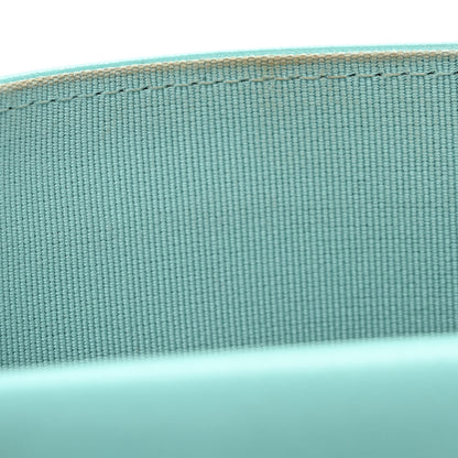 Chanel Lambskin Quilted Flap Card Holder Wallet Turquoise 9 of 12
