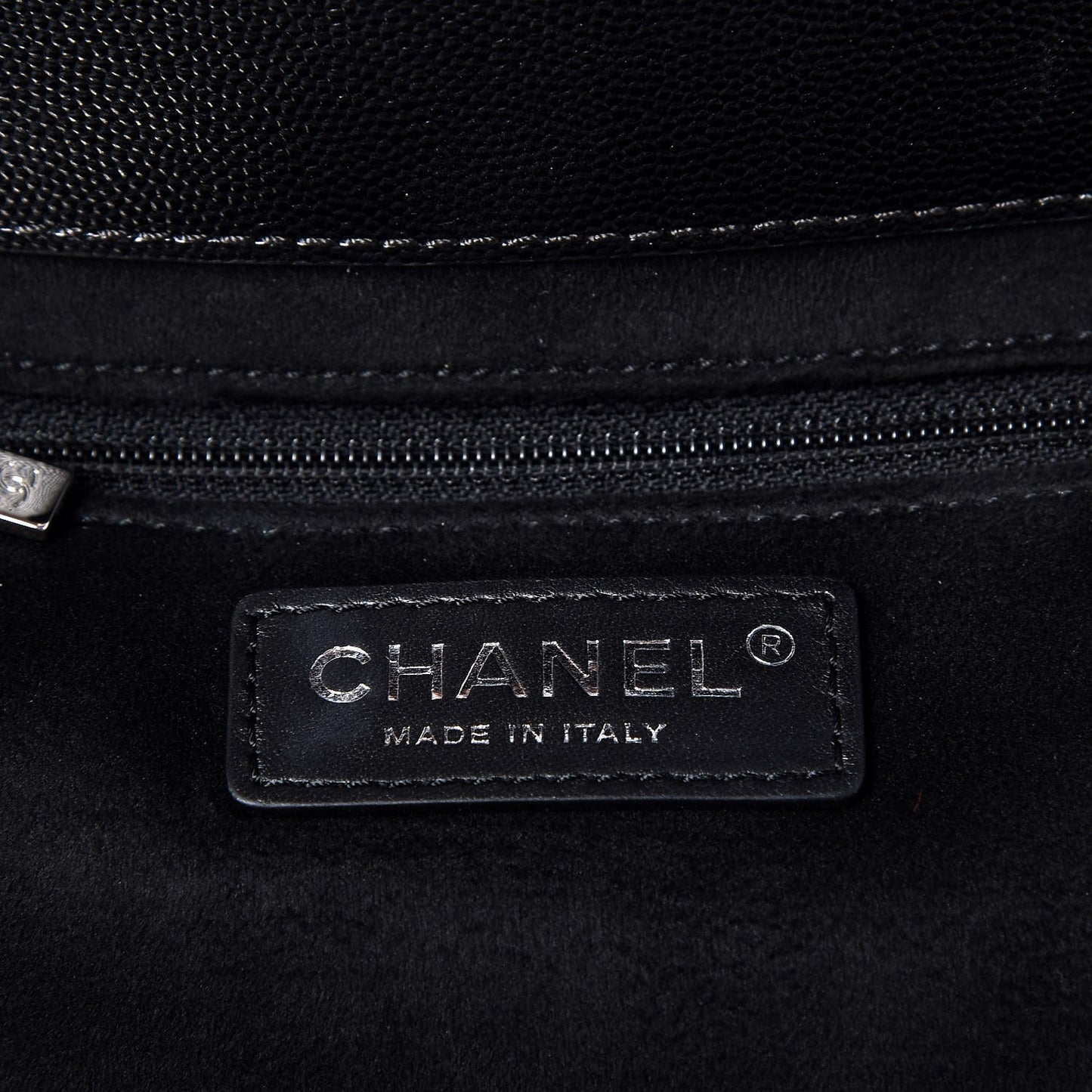 Caviar Small Studded Deauville Tote Black