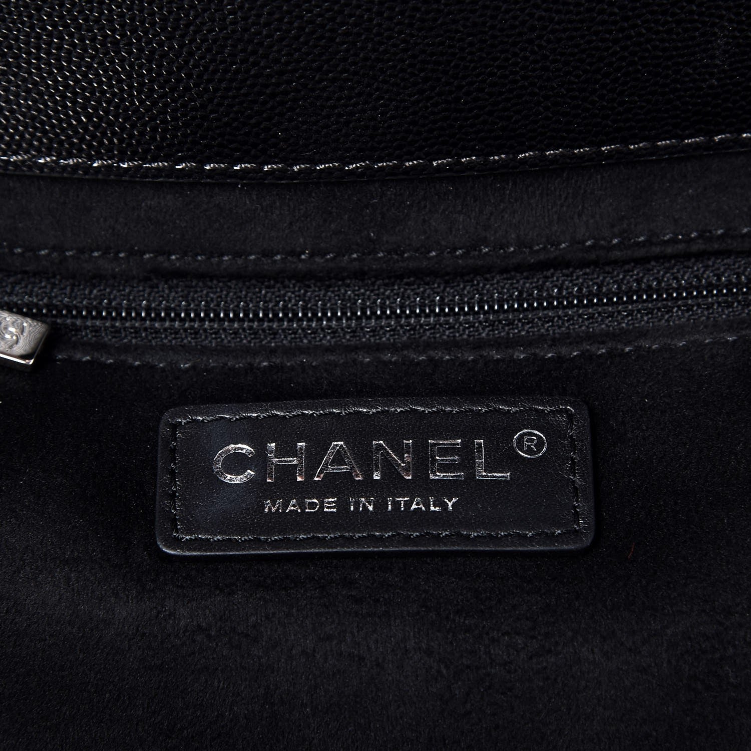 Chanel Caviar Small Studded Deauville Tote Black 6 of 8