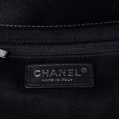 Chanel Caviar Small Studded Deauville Tote Black 6 of 8