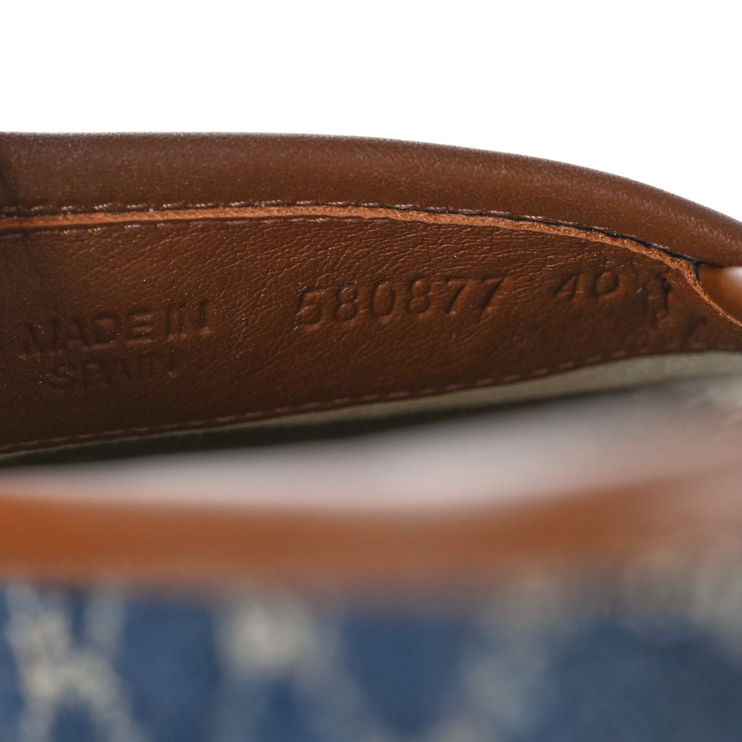 Denim GG Monogram Espadrilles 40 Blue Tea Cuir